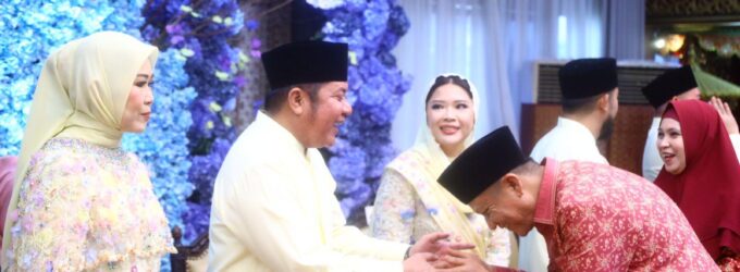 Gubernur Herman Deru Sambut Kepala Daerah se-Sumsel di Open House Hari Kedua Lebaran