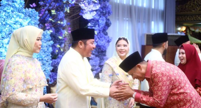 Gubernur Herman Deru Sambut Kepala Daerah se-Sumsel di Open House Hari Kedua Lebaran