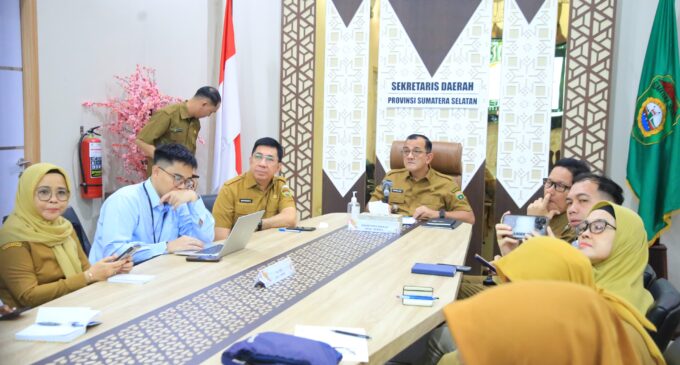 Sekda Sumsel Edward Candra Ikuti Rakornas Kemendagri, Matangkan Kesiapan Idul Fitri dan Pengendalian Inflasi 2026