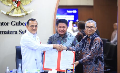 Gubernur Herman Deru Saksikan Penandatanganan NPHD antara Pemprov Sumsel dan Unsri