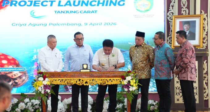 Gubernur Herman Deru Wujudkan Pelabuhan Samudera, Solusi Logistik Sumsel Target Operasi 2028