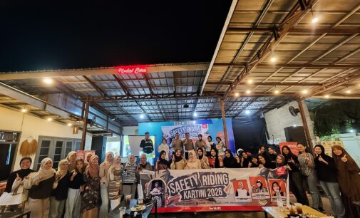 Masih dalam Semangat Kartini, Astra Motor Sumsel gelar Safety Riding Perempuan Hebat #Cari_Aman