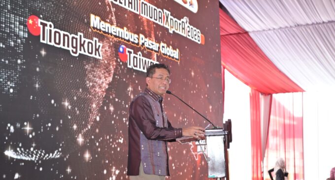 OJK Sumsel Lepas Ekspor Turunan Kelapa dan Ekspor Perdana Lada Hitam Senilai Rp 1,6 Miliar