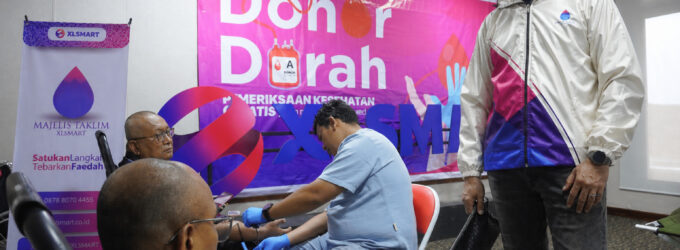 Rayakan Satu Tahun Perjalanan, XLSMART Gelar Cek Kesehatan dan Donor Darah