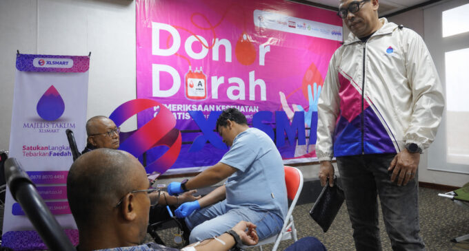 Rayakan Satu Tahun Perjalanan, XLSMART Gelar Cek Kesehatan dan Donor Darah