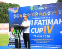 Sekda Sumsel Edward Candra Resmi Buka Turnamen Sepak Bola RS Siti Fatimah Cup IV 2026