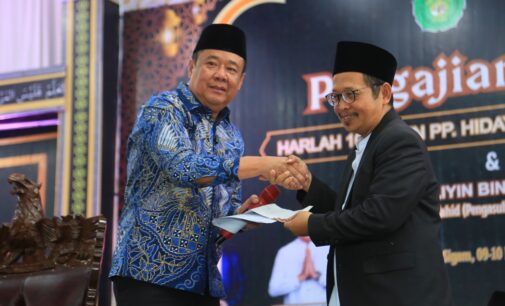 Wagub Sumsel Cik Ujang Hadiri Harlah ke-10 Ponpes Hidayatullah Mubtadiin, Ajak Warga Jaga Kerukunan