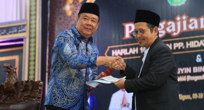 Wagub Sumsel Cik Ujang Hadiri Harlah ke-10 Ponpes Hidayatullah Mubtadiin, Ajak Warga Jaga Kerukunan