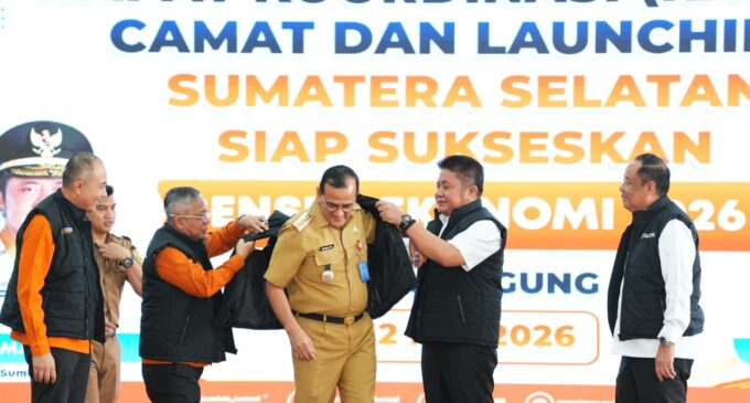 Gubernur Herman Deru dan Wagub Cik Ujang Dorong Sinergi Daerah Sukseskan Sensus Ekonomi 2026