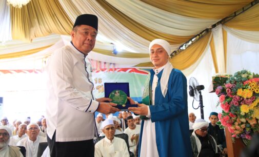 Hadiri Haul Akbar KH Ali Umar Thoyib, Wagub Sumsel Cik Ujang Tegaskan Komitmen Pemprov Dukung Pendidikan dan Dakwah Islam