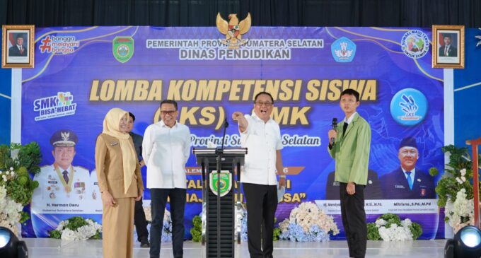 Buka LKS SMK Sumsel 2026, Wagub Cik Ujang Motivasi Siswa Siap Bersaing di Tingkat Nasional dan Internasional