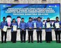279 CPNS Kemenag Sumsel Resmi Diangkat Jadi PNS