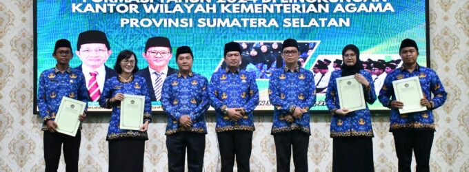279 CPNS Kemenag Sumsel Resmi Diangkat Jadi PNS