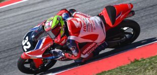 Ramadhipa Impresif, Melesat Raih Podium Perdana di Moto3 Junior Barcelona
