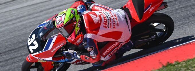 Ramadhipa Impresif, Melesat Raih Podium Perdana di Moto3 Junior Barcelona