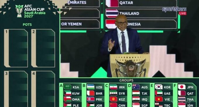 Hasil Drawing Piala Asia 2027 : Timnas Satu Grup Bersama Raksasa Asia Jepang dan Juara Bertahan Qatar