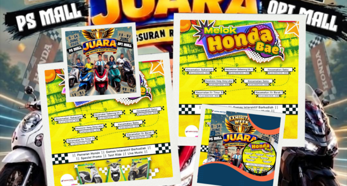 Roadshow dan Exhibition Week Juni 2026, Honda Sumsel Tawarkan Kemudahan Miliki Motor Baru