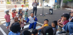 AHM Ajak Anak-Anak Jago Tertin Lalu Lintas