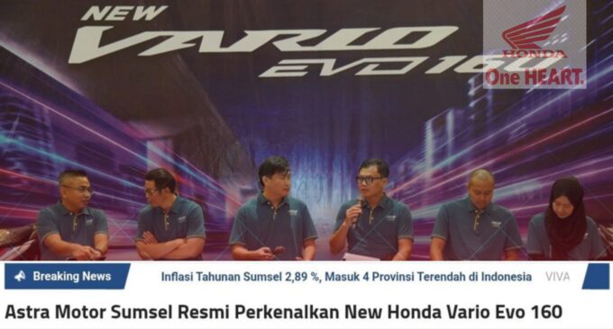 Astra Motor Sumsel Resmi Perkenalkan New Honda Vario Evo 160