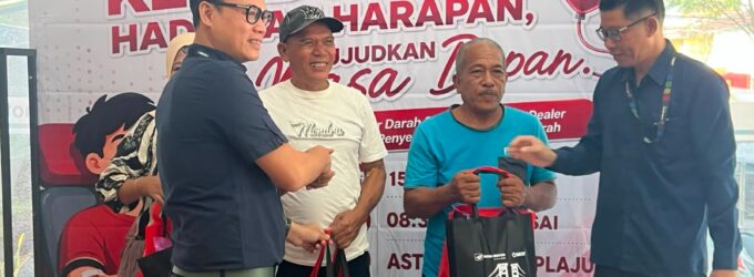 Ciptakan Kepedulian, Hadirkan Harapan, Astra Motor Sumsel Gelar Donor Darah HUT ke-56