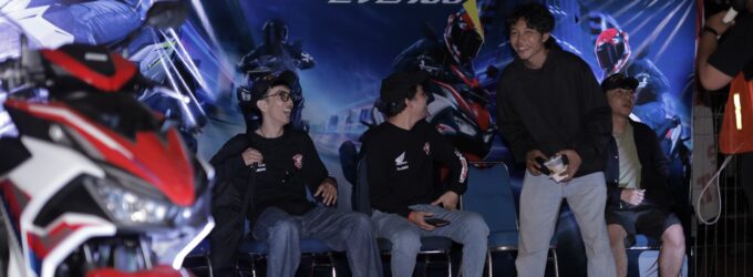 Night Ride Palembang Darussalam, Astra Motor Sumsel Kenalkan New Honda Vario Evo 160 kepada Komunitas