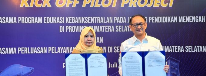 BI Sumsel Luncurkan Pilot Project Edukasi dan Penukaran Uang