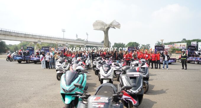 Astra Motor Sumsel Ajak Komunitas Honda Rayakan Kemerdekaan Lewat Convoy Merdeka