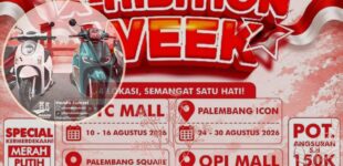 Mulai 10 Agustus! Honda Sumsel Gelar Pameran Terbesar di 4 Lokasi Strategis