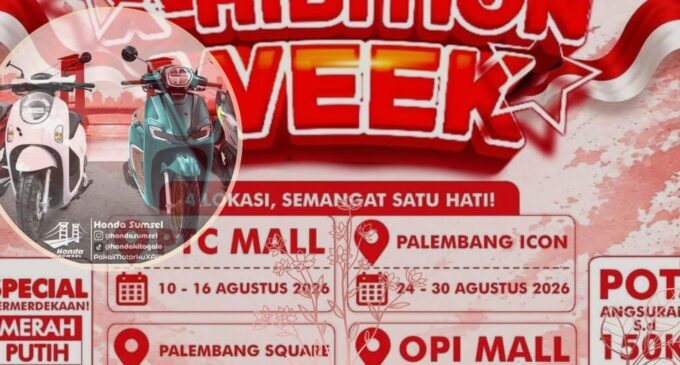 Mulai 10 Agustus! Honda Sumsel Gelar Pameran Terbesar di 4 Lokasi Strategis