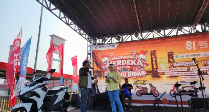 Honda Merdeka Hadir di Festival Perahu Bidar, Dukung Kelestarian Budaya Palembang