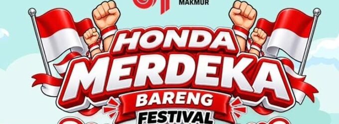 Merdeka Bareng Honda Makin Seru! 81 Pohon Pinang Siap di Jakabaring 29-30 Agustus
