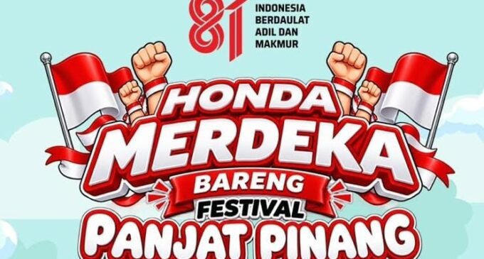 Merdeka Bareng Honda Makin Seru! 81 Pohon Pinang Siap di Jakabaring 29-30 Agustus