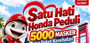 Astra Motor Sumsel Bagikan 5.000 Masker Gratis! Cek Titiknya di Sini