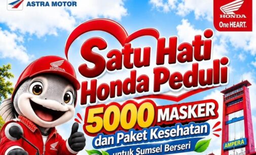 Astra Motor Sumsel Bagikan 5.000 Masker Gratis! Cek Titiknya di Sini