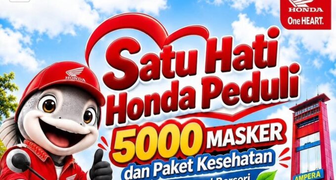 Astra Motor Sumsel Bagikan 5.000 Masker Gratis! Cek Titiknya di Sini