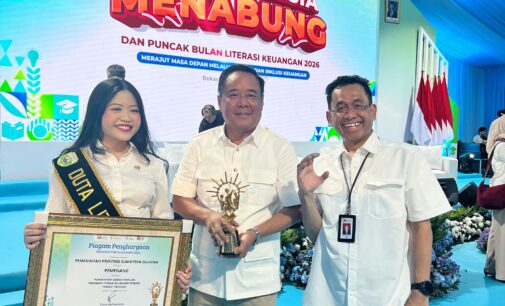 Program 100.000 Sultan Muda Torehkan Prestasi Nasional, Sumsel Raih Financial Literacy Award 2026