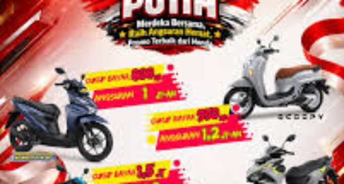 Daftar Promo Motor Honda Agustus 2026 Palembang :  BeAT, Scoopy, Vario DP Mulai Rp800 Ribu