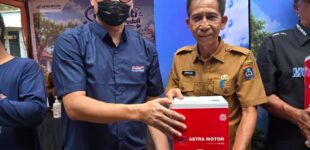 Satu Hati, Astra Motor Peduli, Hadir untuk Warga Terdampak Kabut Asap Karhutla di Kayuagung