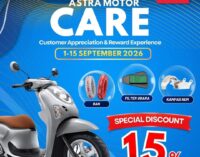 Astra Motor Rayakan Hari Pelanggan Nasional dengan Diskon Perawatan Motor 15 Persen