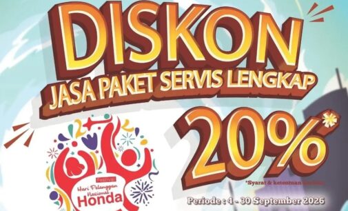 AHASS Berikan Diskon 20 Persen untuk Perawatan Motor Honda Konsumen Reguler