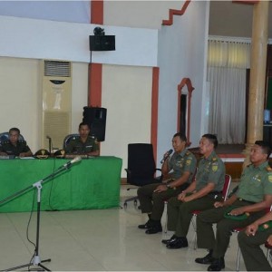 Prajurit disidang