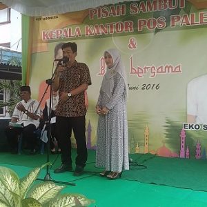 Pisah sambut Kepala kantor pos Palembang