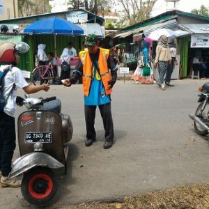parkir liar di UIN Raden Fatah