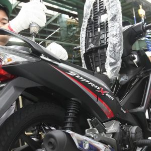 Tampilan Desain Supra X 125 FI yang baru