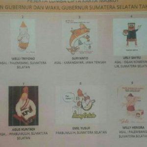 Maskot Pilgub Sumsel 2018