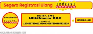 Cara registrasi ulang nomor prabayar Indosat Ooredoo