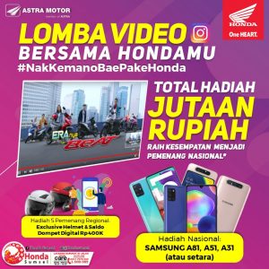 lomba video honda